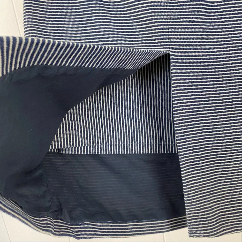 NWT Kate Spade Saturday Layover Skirt in Railroad Stripes Pencil Skirt - Picture 10 of 11